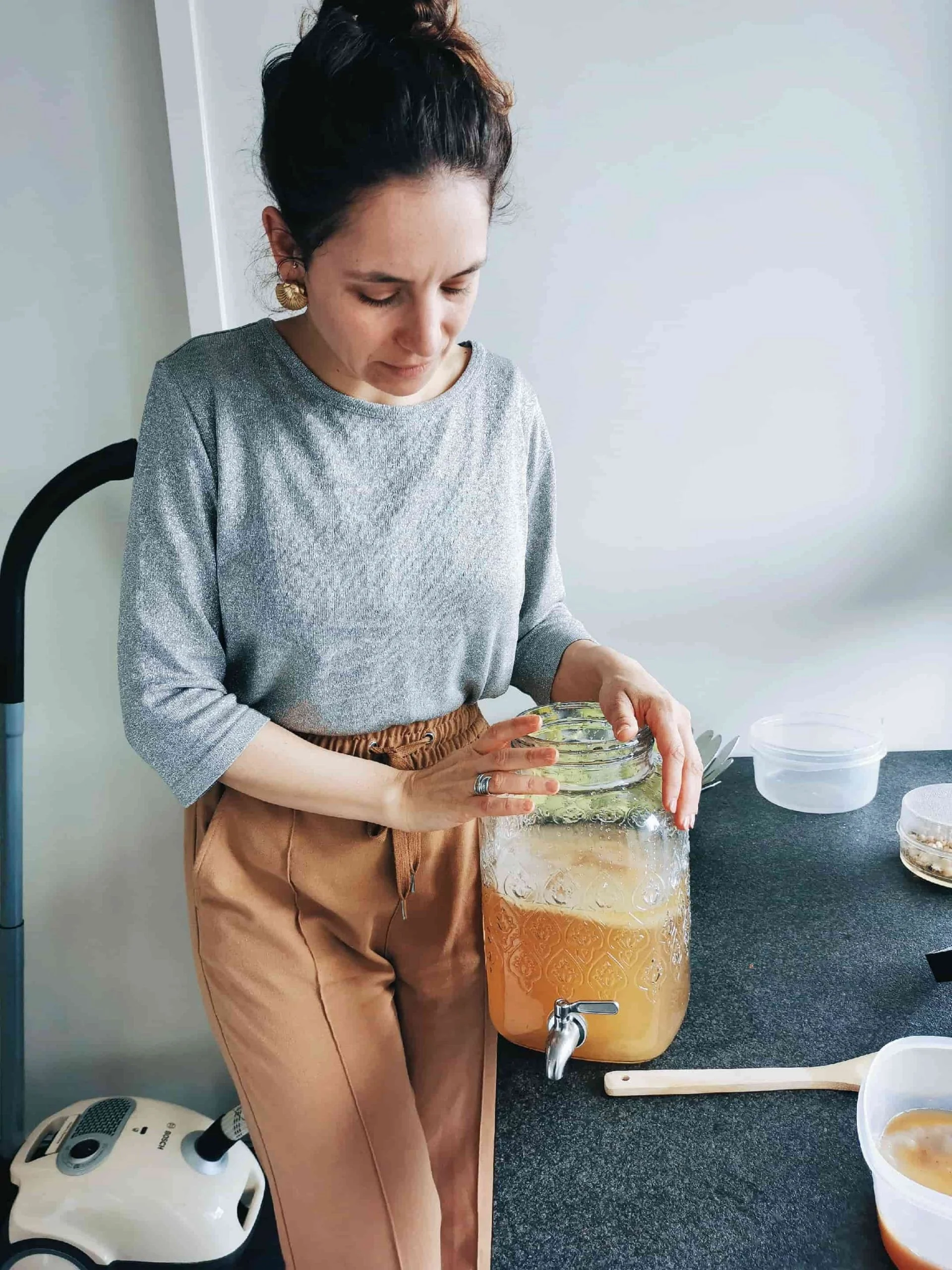 Comment réalisez de la kombucha Préparation de kombucha maison